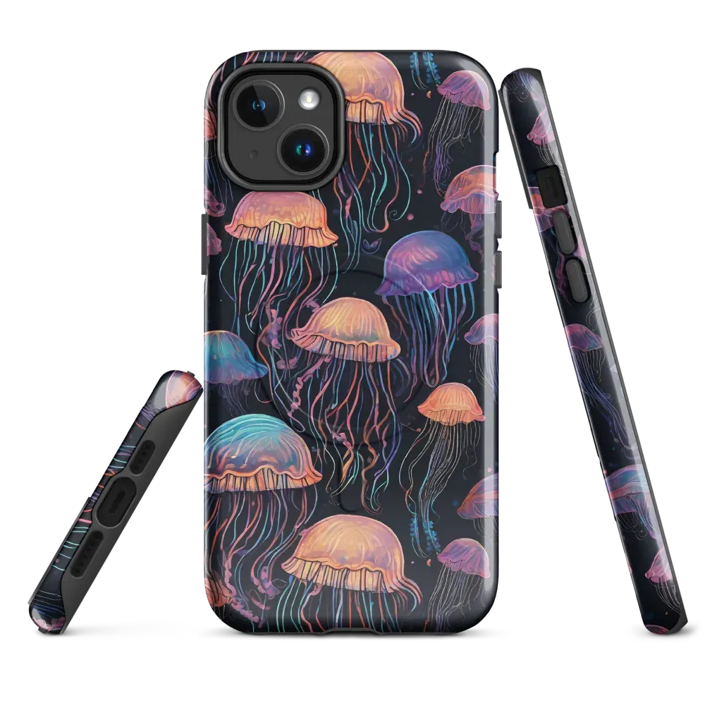 Luminous Medusa on MagSafe Tough Case for iPhone® — Front