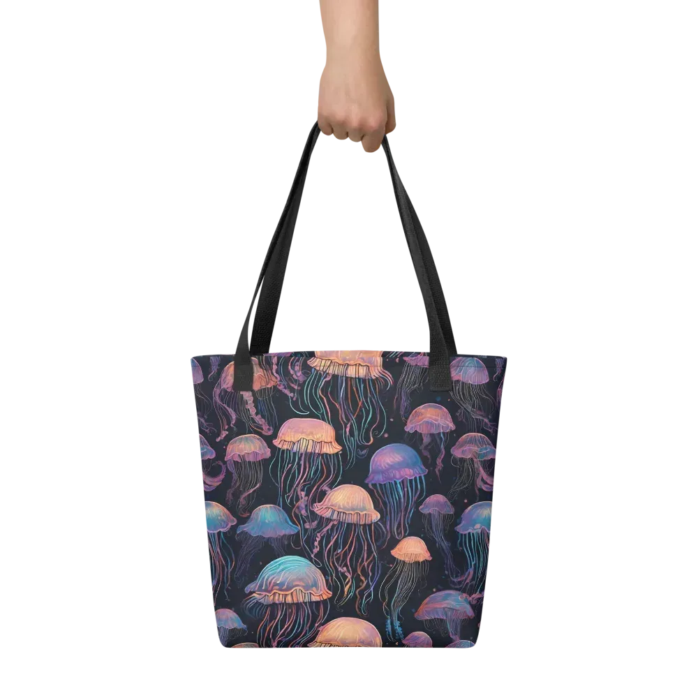 Luminous Medusa on Tote Bag — Front