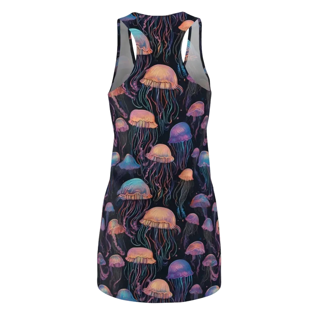 Luminous Medusa on Racerback Dress — Back