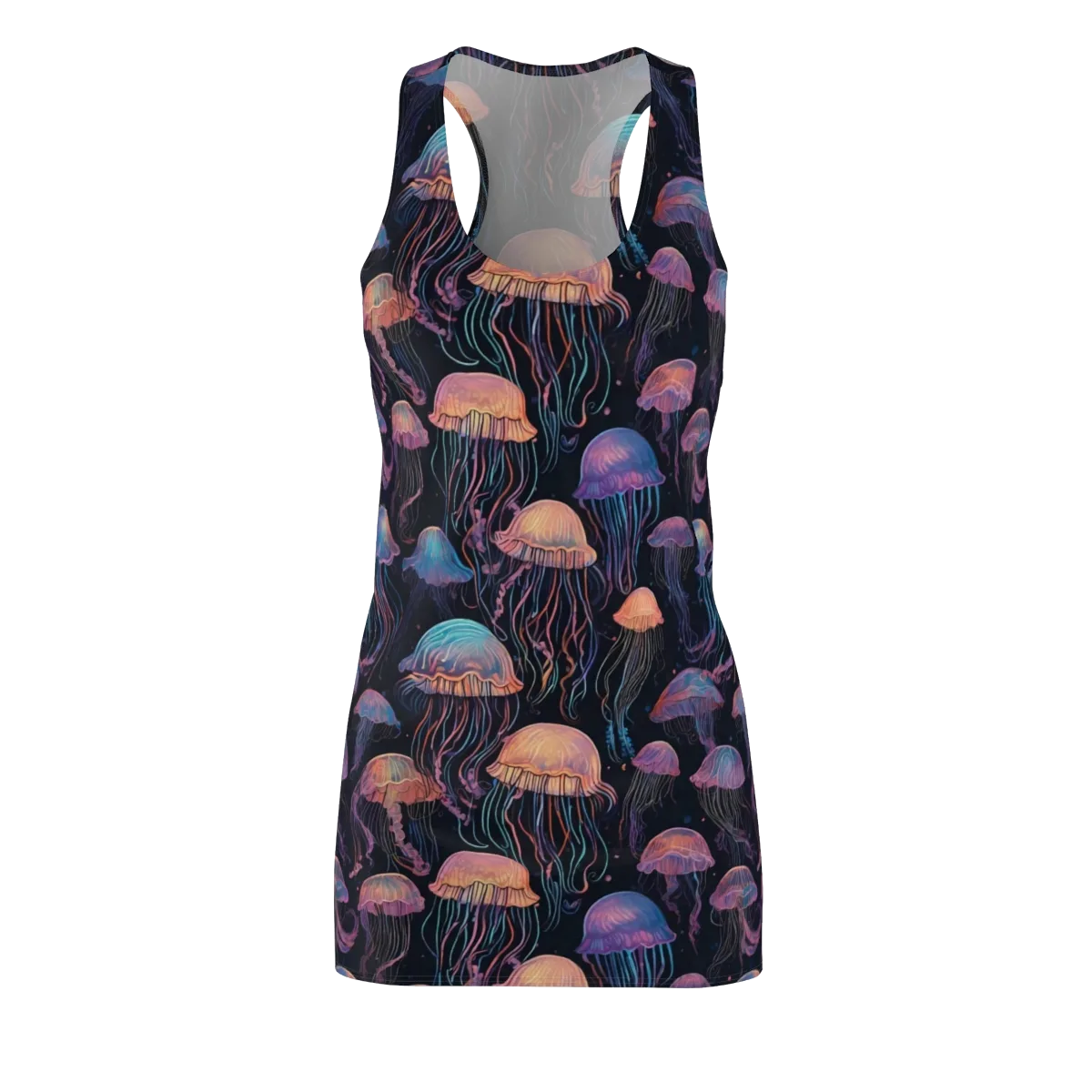 Luminous Medusa on Racerback Dress — Front