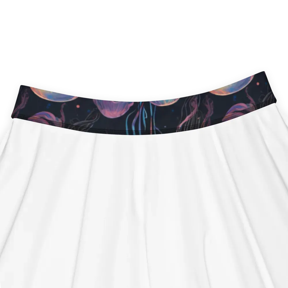 Luminous Medusa on Skater Skirt — Product details
