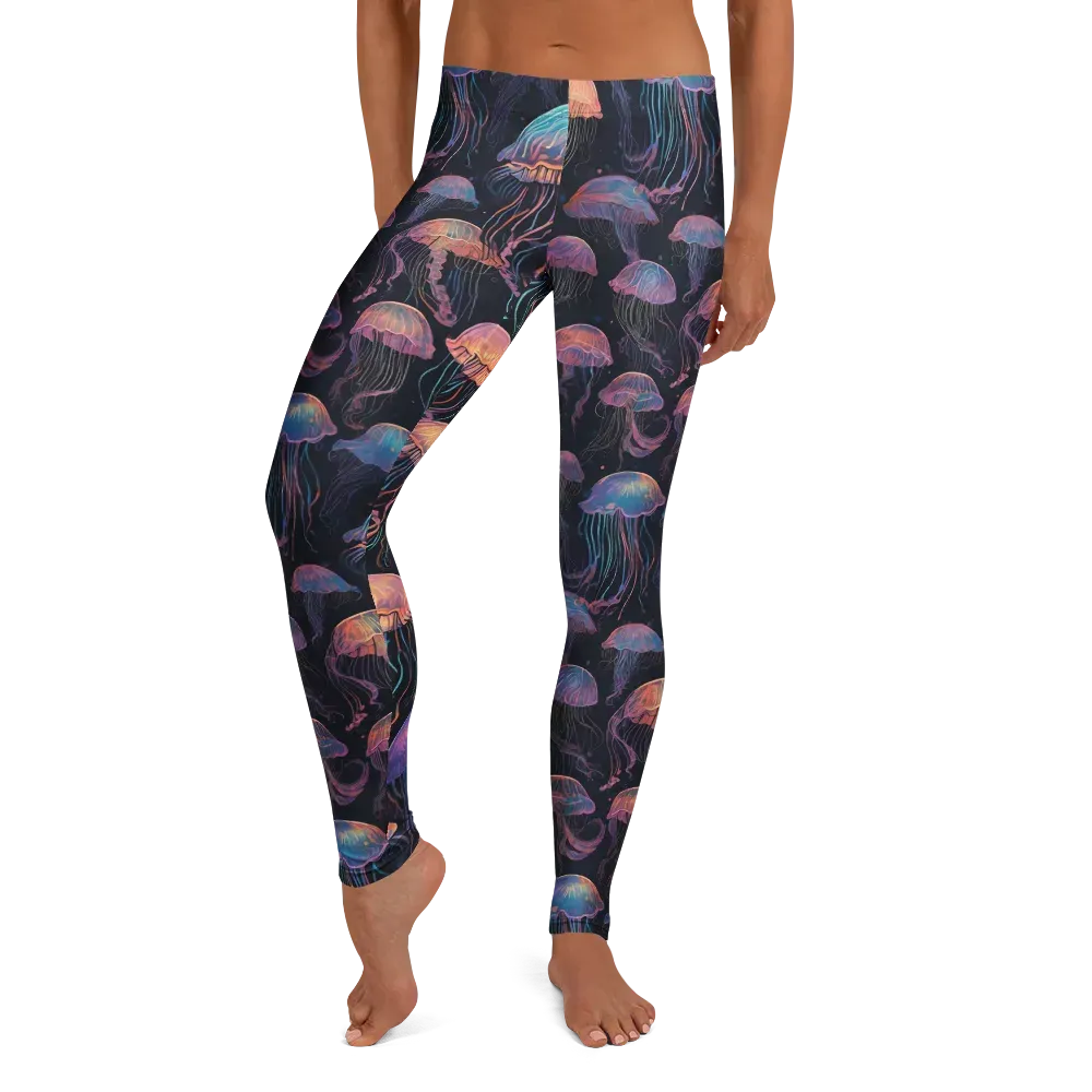 Luminous Medusa on Leggings — Front