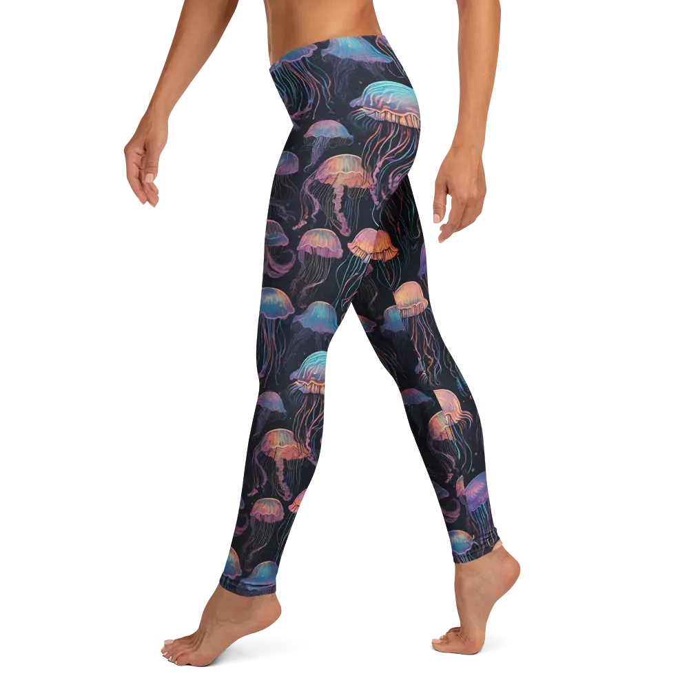 Luminous Medusa on Leggings — Left