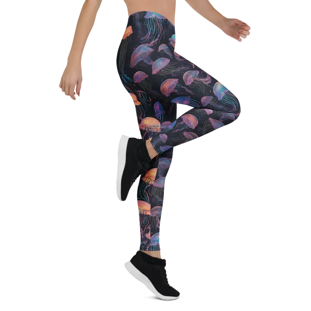Luminous Medusa on Leggings — Right