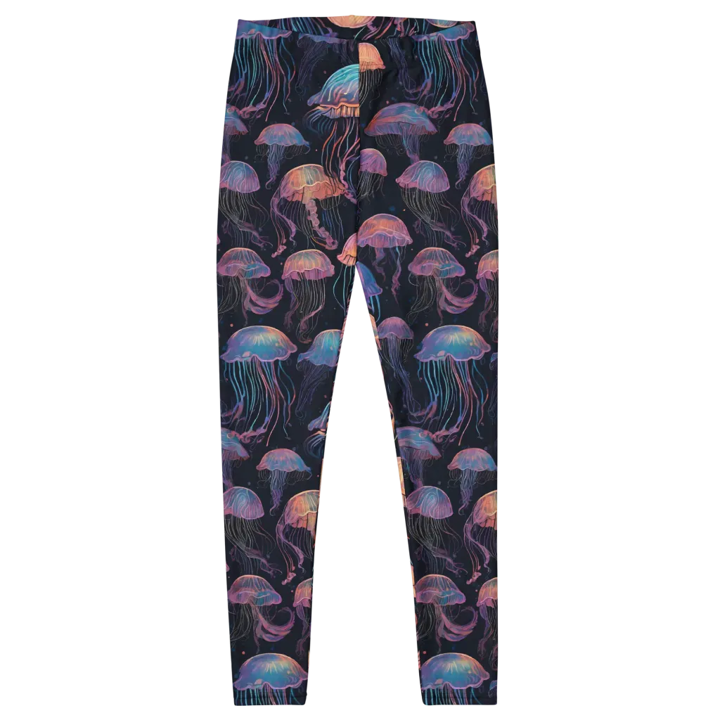 Luminous Medusa on Leggings — Front