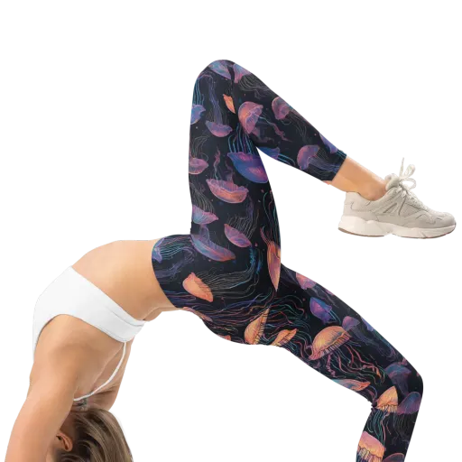 Luminous Medusa on a Leggings