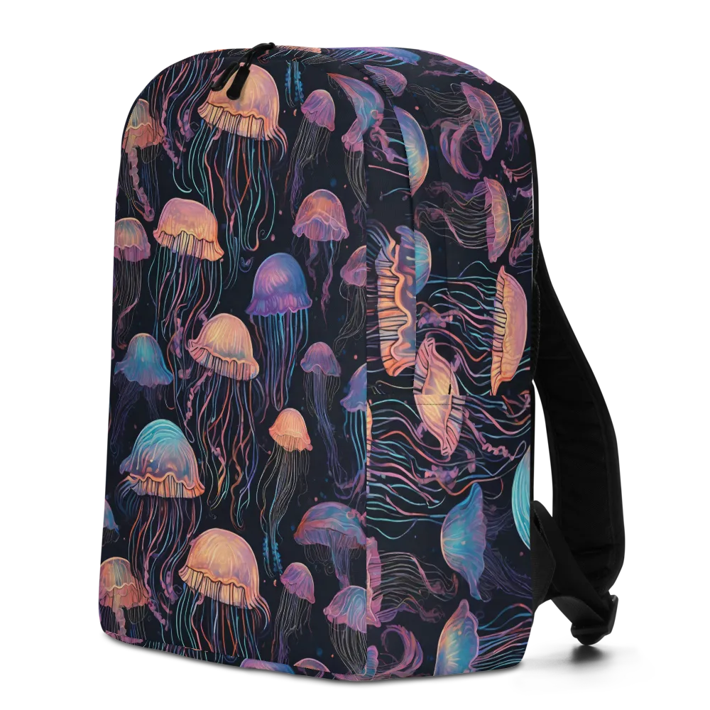Luminous Medusa on Minimalist Backpack — Left