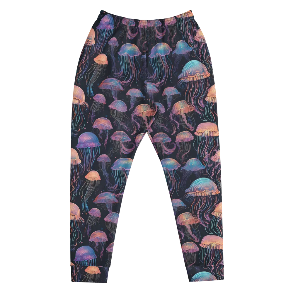 Luminous Medusa on Men's Joggers — Front