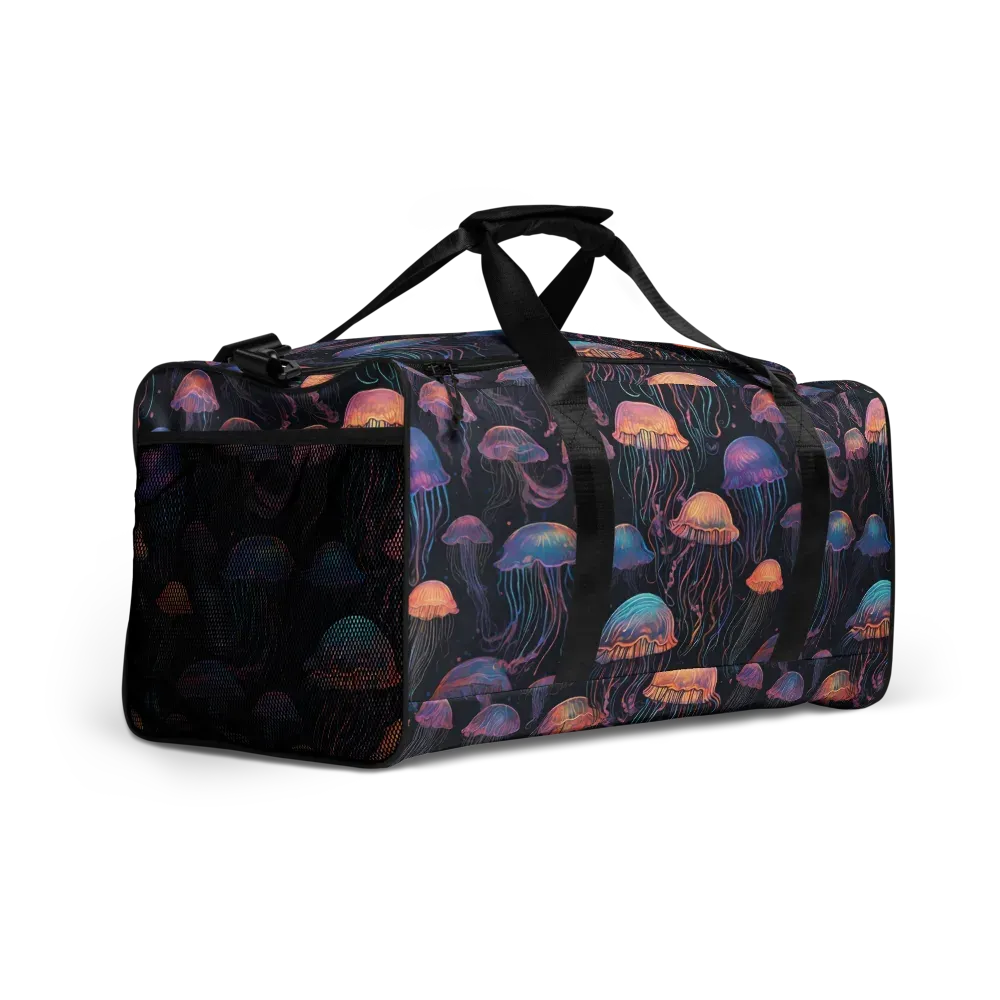 Luminous Medusa on Duffle Bag — Right Front