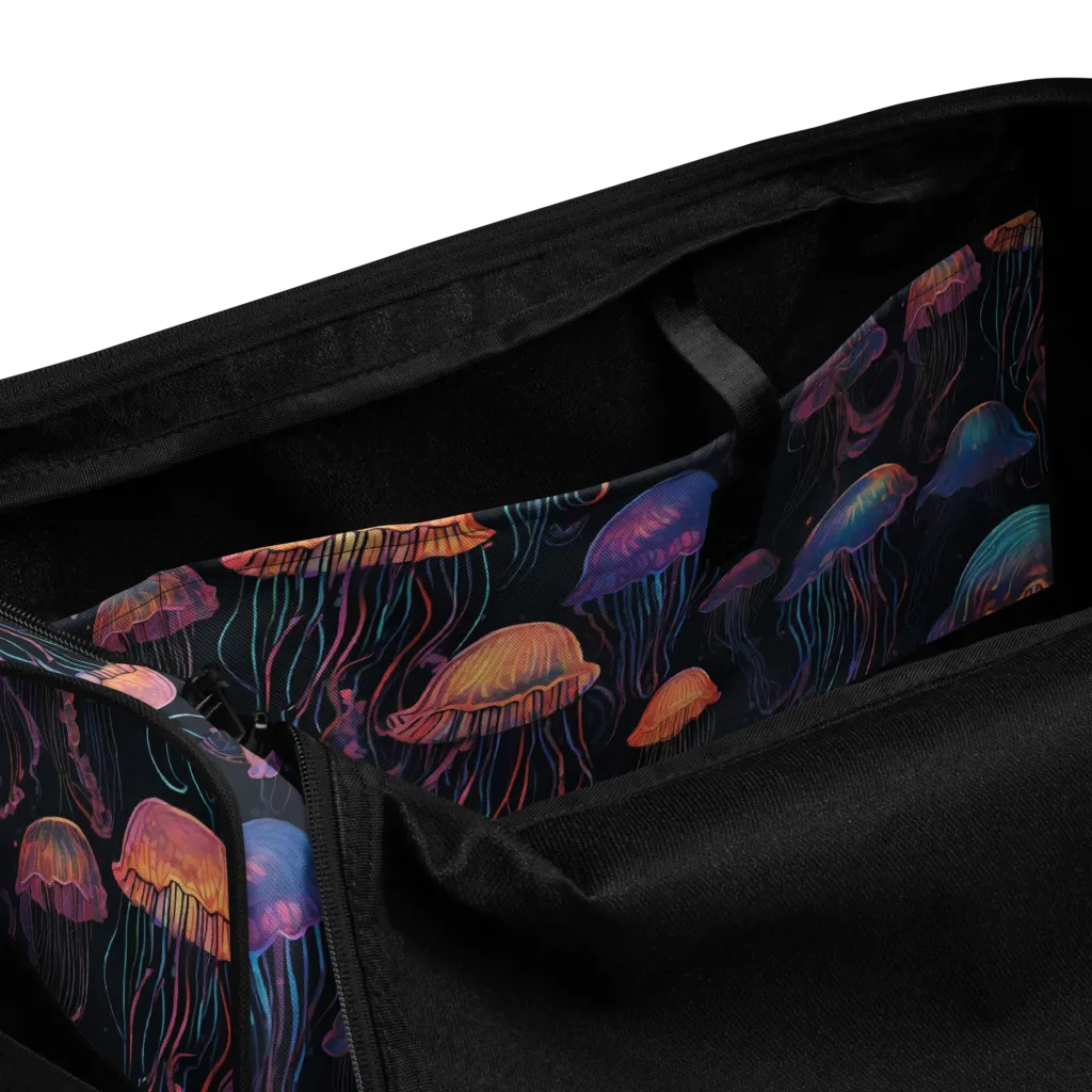 Luminous Medusa on Duffle Bag — Product details
