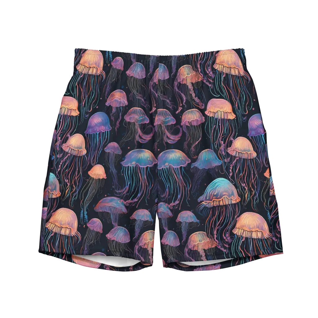 Luminous Medusa on Swim Trunks — Front