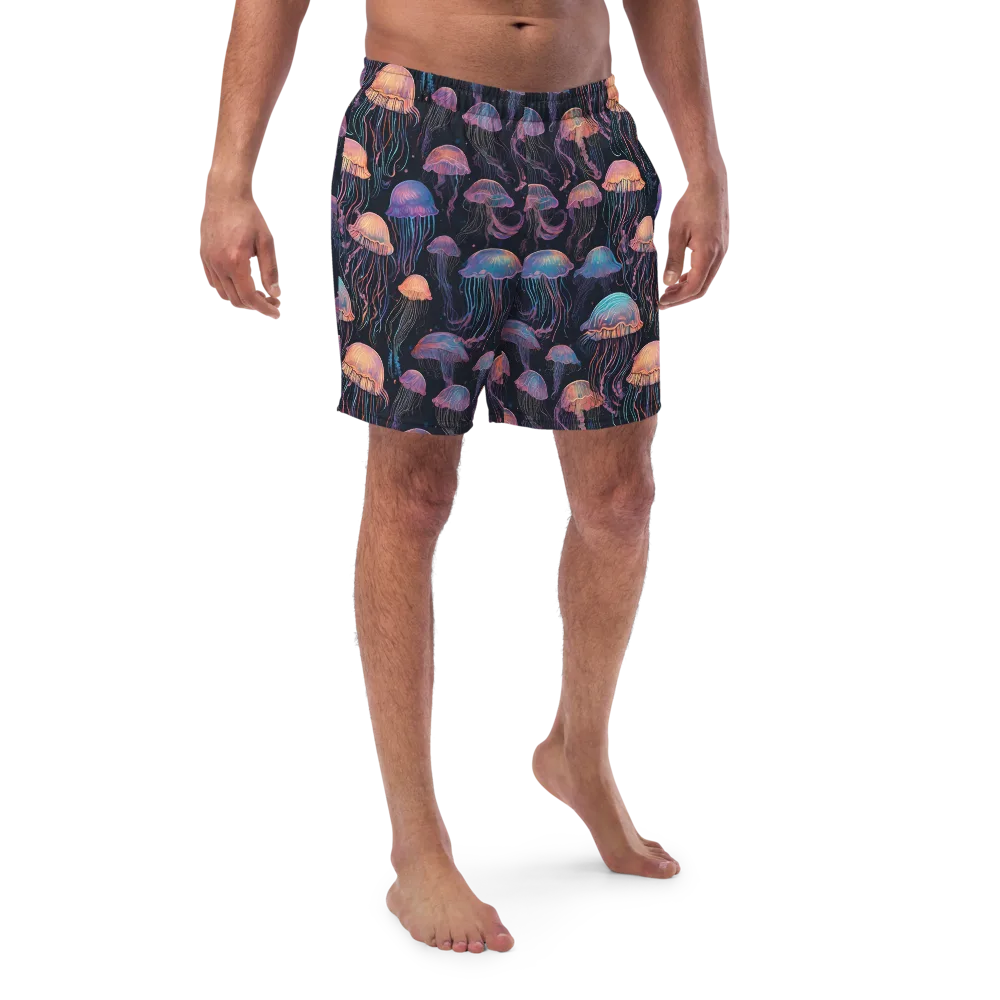 Luminous Medusa on Swim Trunks — Front