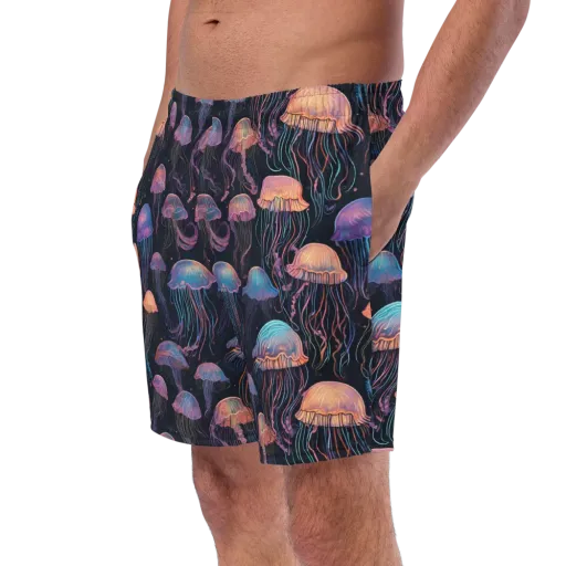 Luminous Medusa on a Swim Trunks