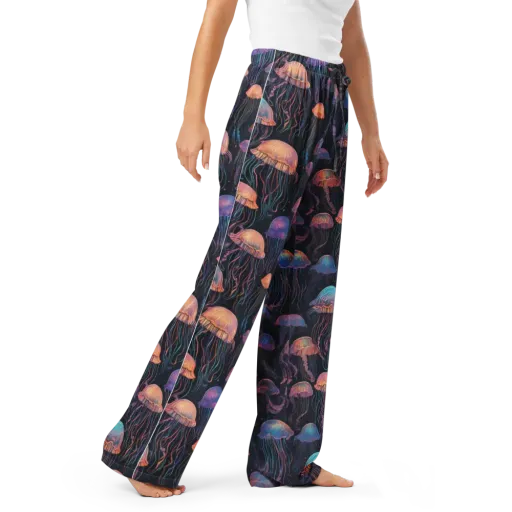 Luminous Medusa on a Women's Pajama Pants