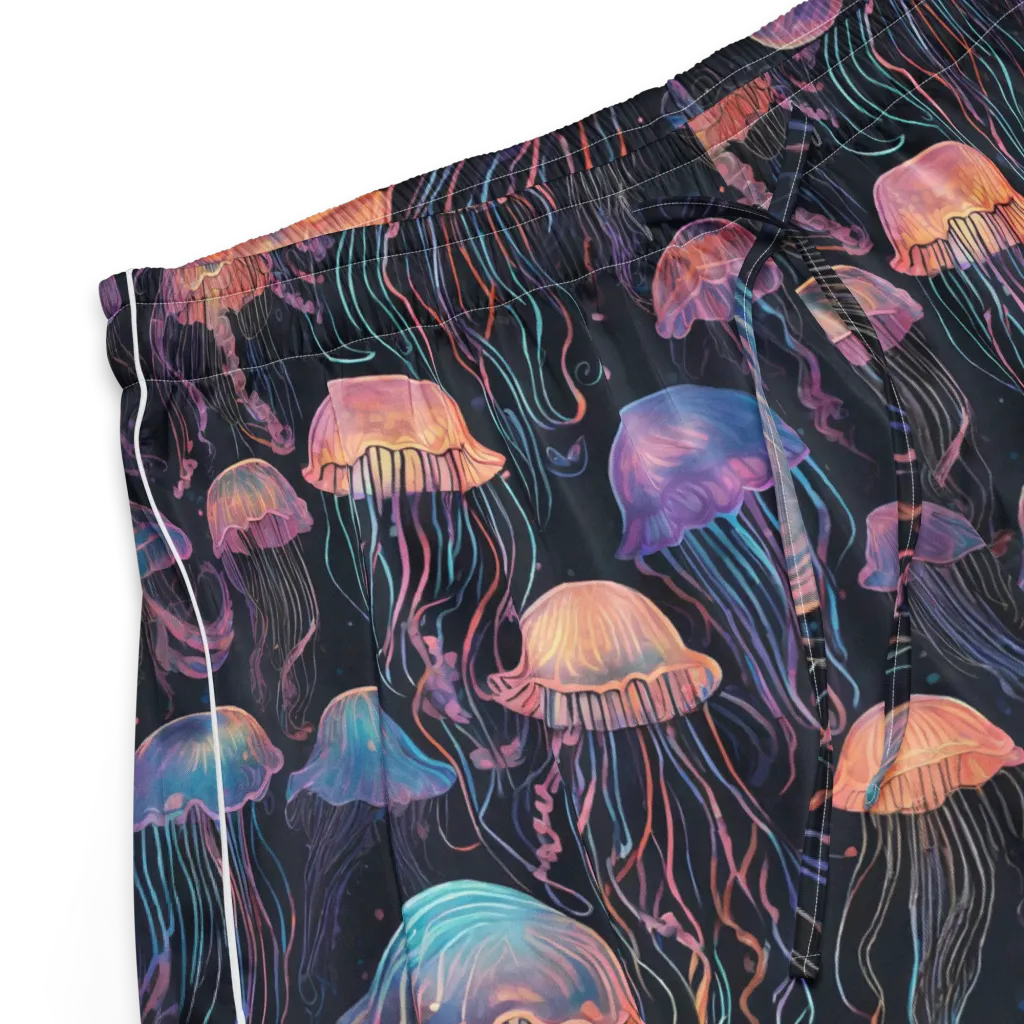 Luminous Medusa on Women's Pajama Shorts — Product details