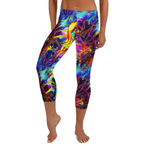 Starfire Circuit on a Capri Leggings