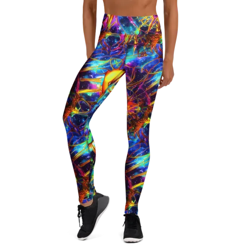 Starfire Circuit on a Yoga Leggings