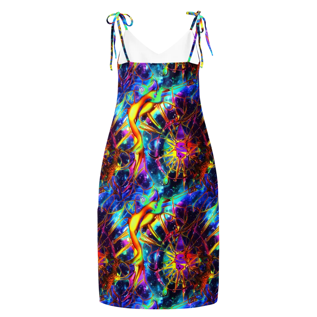 Starfire Circuit on Slip Dress — Back