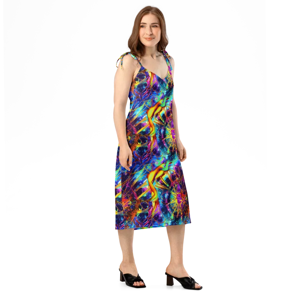 Starfire Circuit on Slip Dress — Right Front