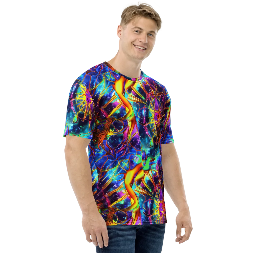 Starfire Circuit on Men's Crew Neck T-Shirt — Right
