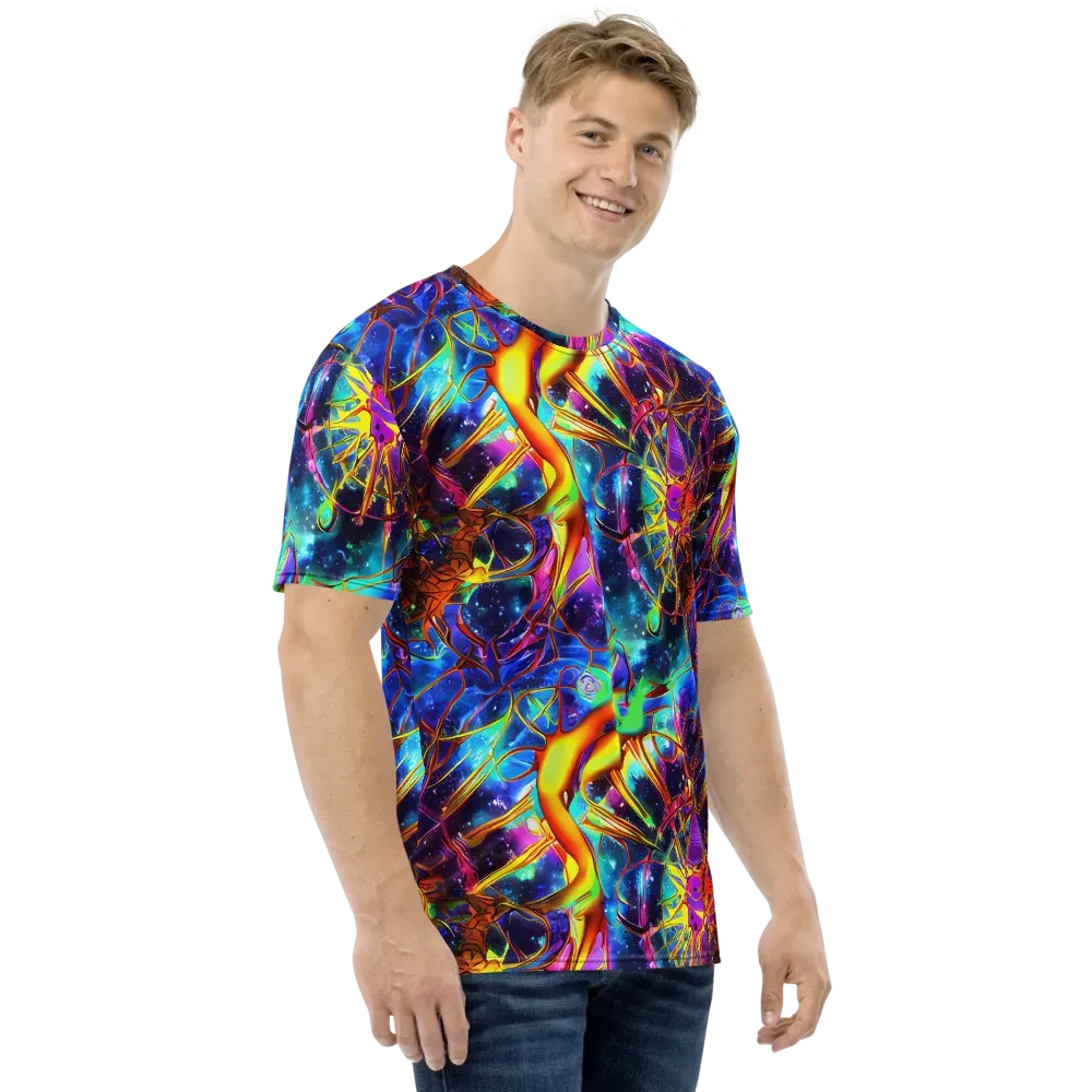 Starfire Circuit on Men's Crew Neck T-Shirt — Right