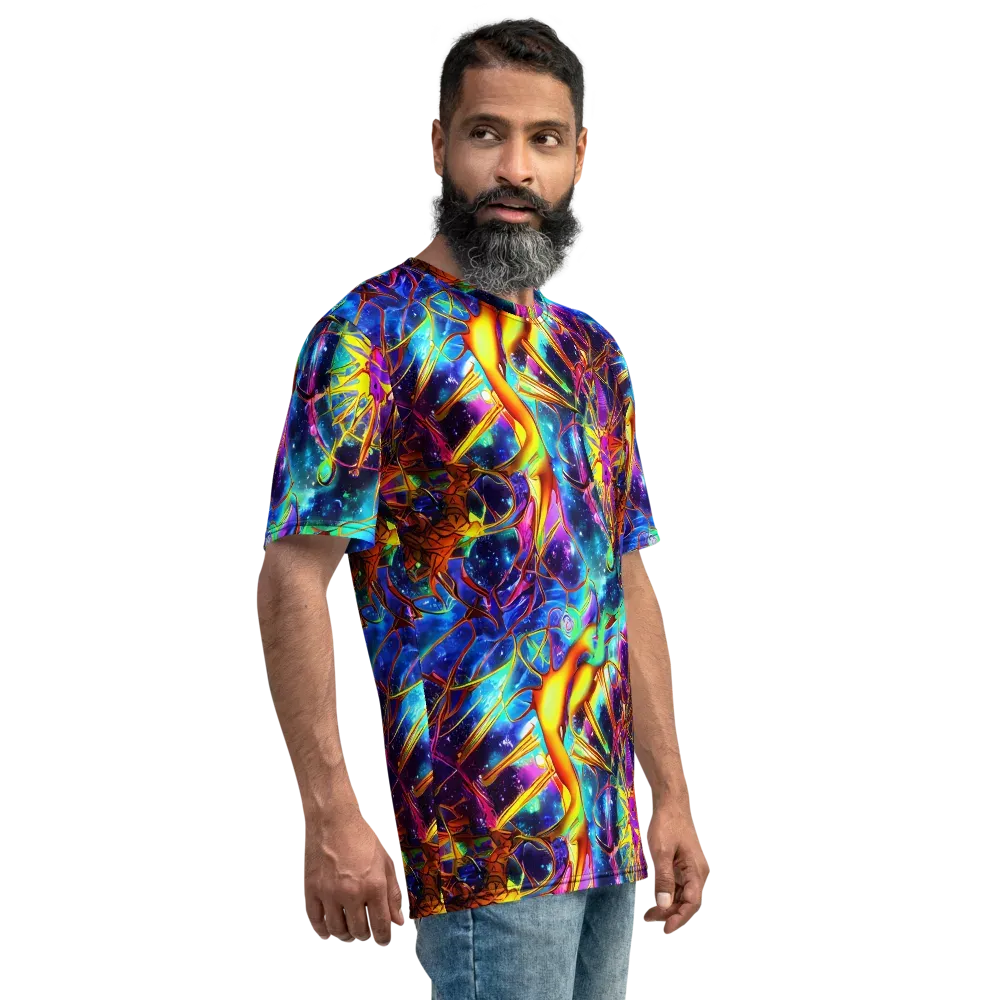 Starfire Circuit on Men's Crew Neck T-Shirt — Right