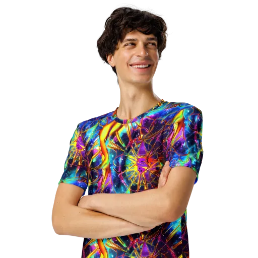 Starfire Circuit on a Men's Crew Neck T-Shirt
