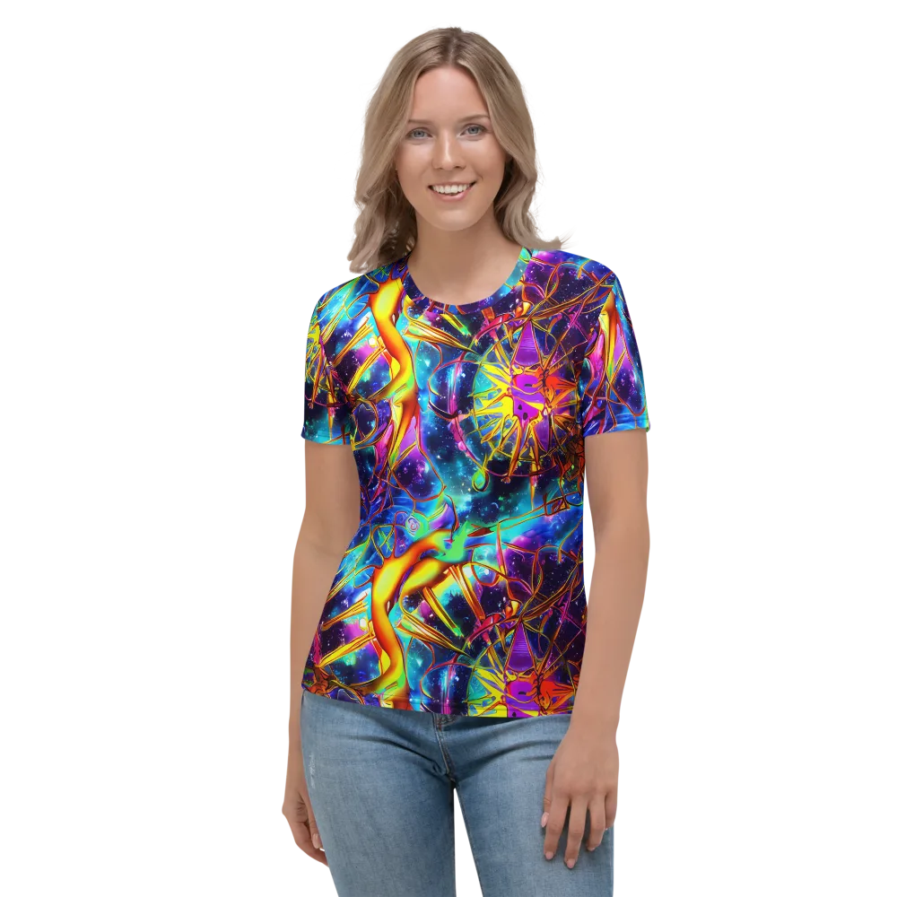 Starfire Circuit on Women's Crew Neck T-Shirt — Front