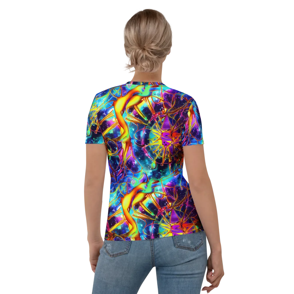 Starfire Circuit on Women's Crew Neck T-Shirt — Back