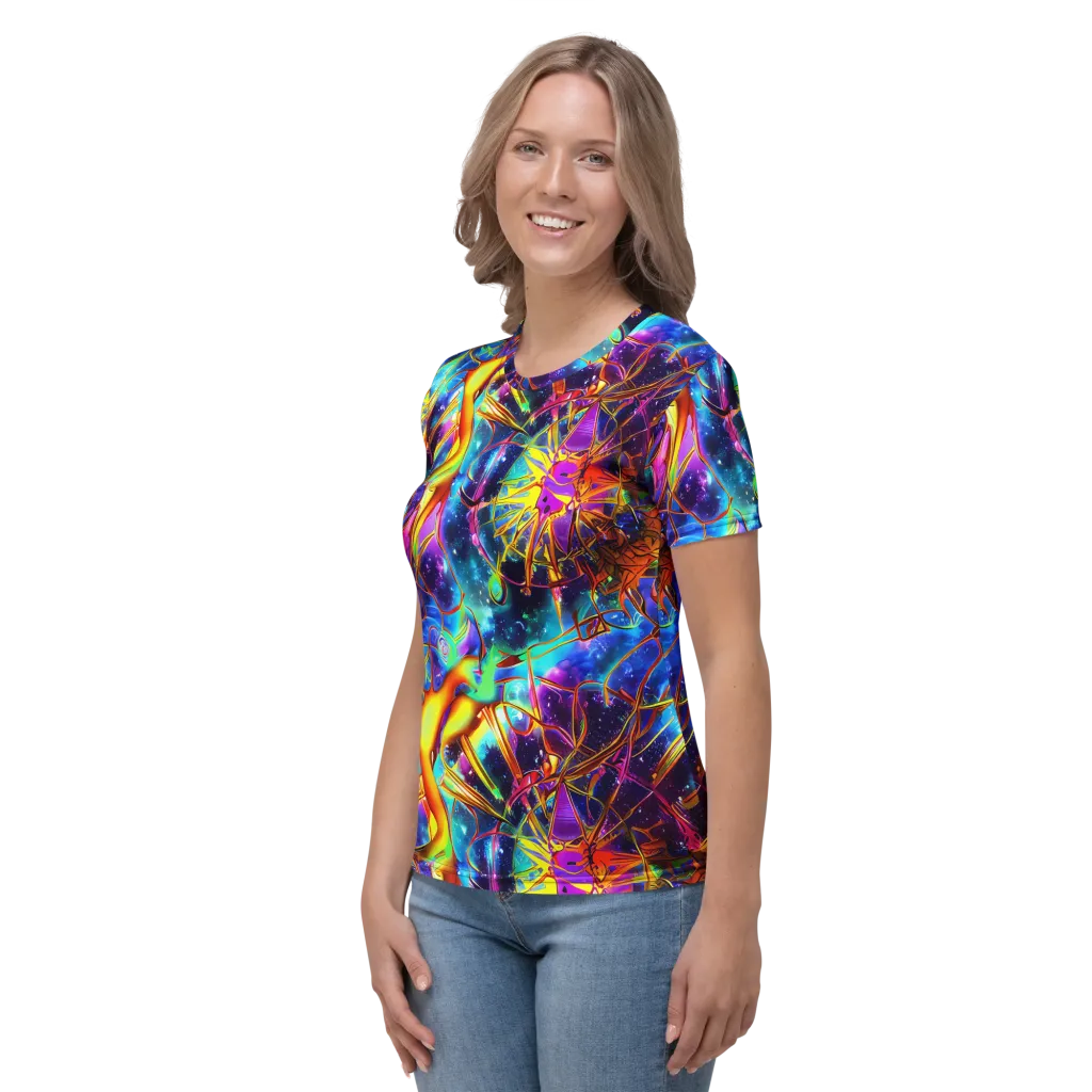 Starfire Circuit on Women's Crew Neck T-Shirt — Left