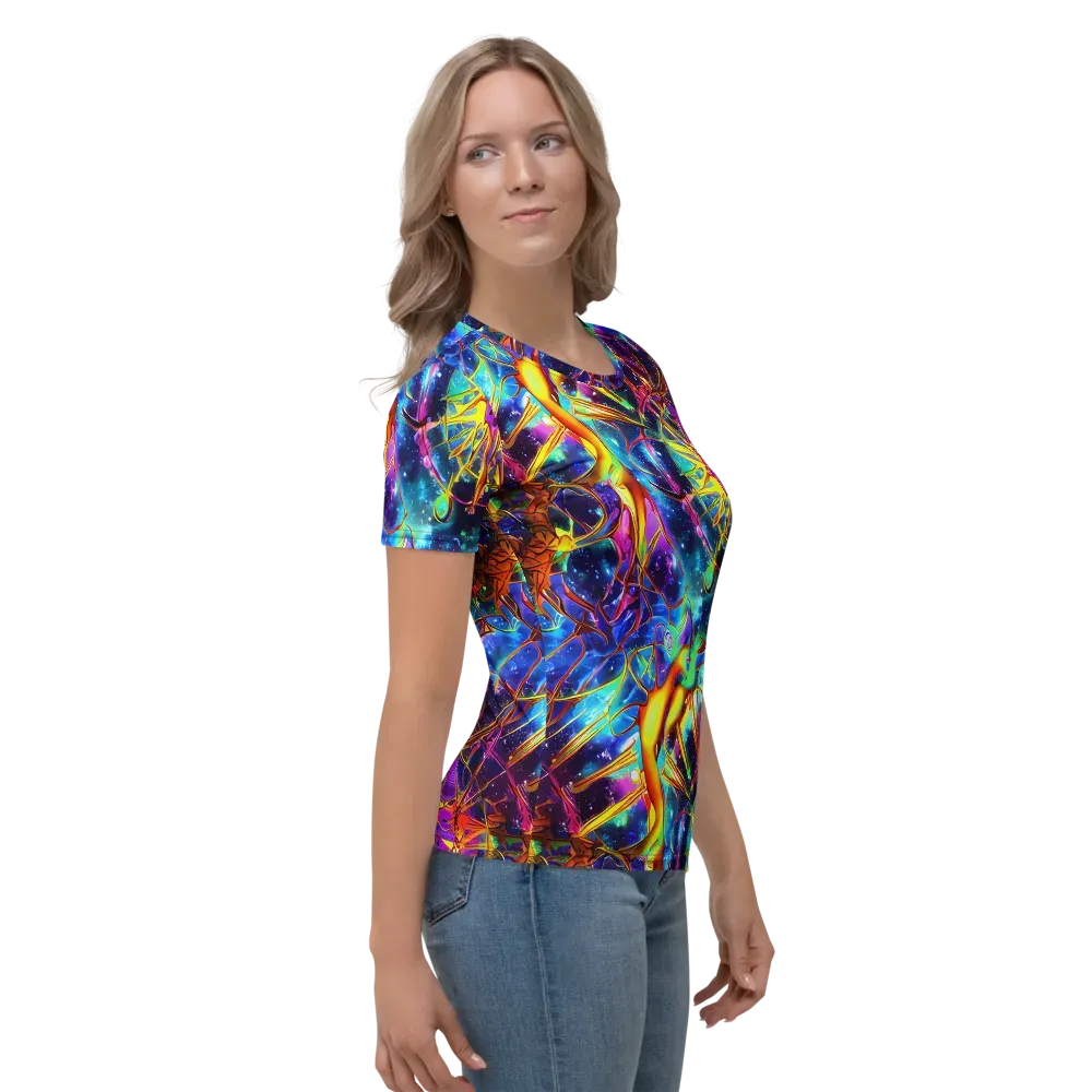 Starfire Circuit on Women's Crew Neck T-Shirt — Right