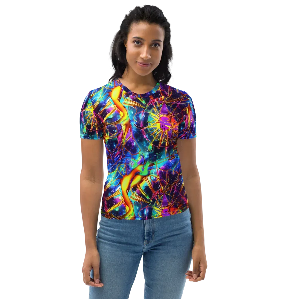 Starfire Circuit on Women's Crew Neck T-Shirt — Front