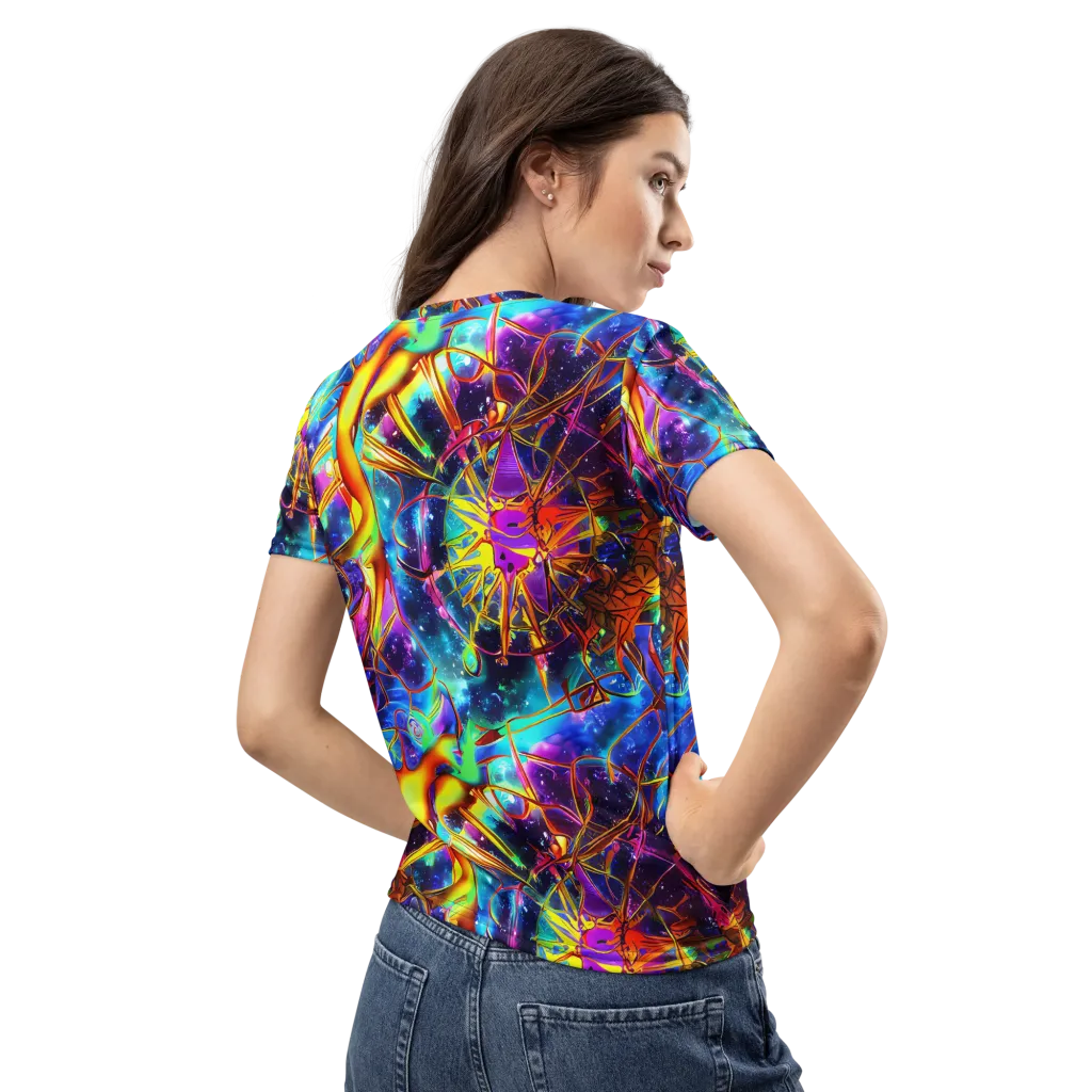 Starfire Circuit on Women's Crew Neck T-Shirt — Back