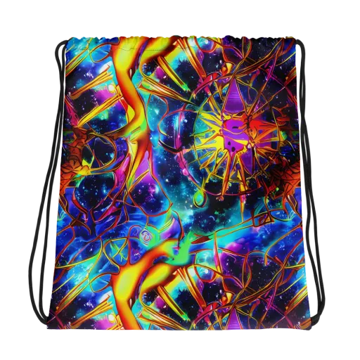 Starfire Circuit on a Drawstring Bag