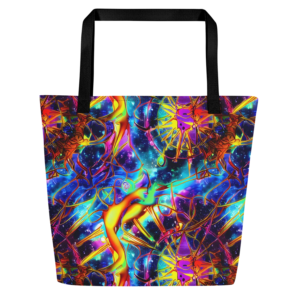 Starfire Circuit on Large Tote Bag W/ Pocket — Front