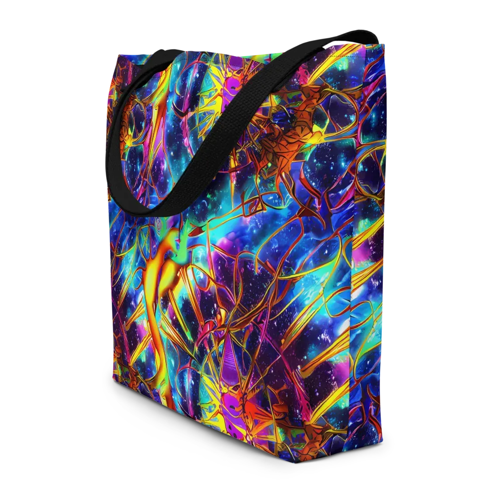 Starfire Circuit on Large Tote Bag W/ Pocket — Front