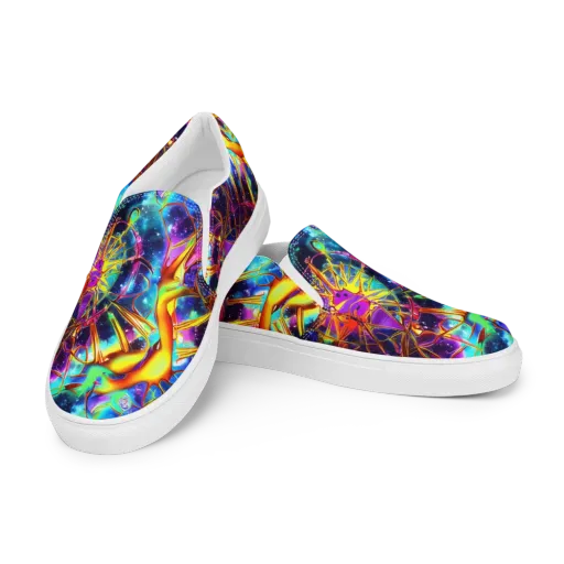 Starfire Circuit on a Women's Slip-On Canvas Shoes