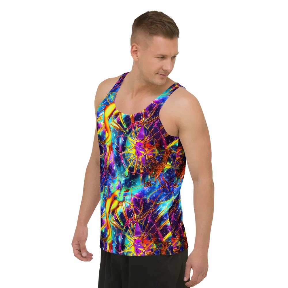 Starfire Circuit on Men's Tank Top — Left Front