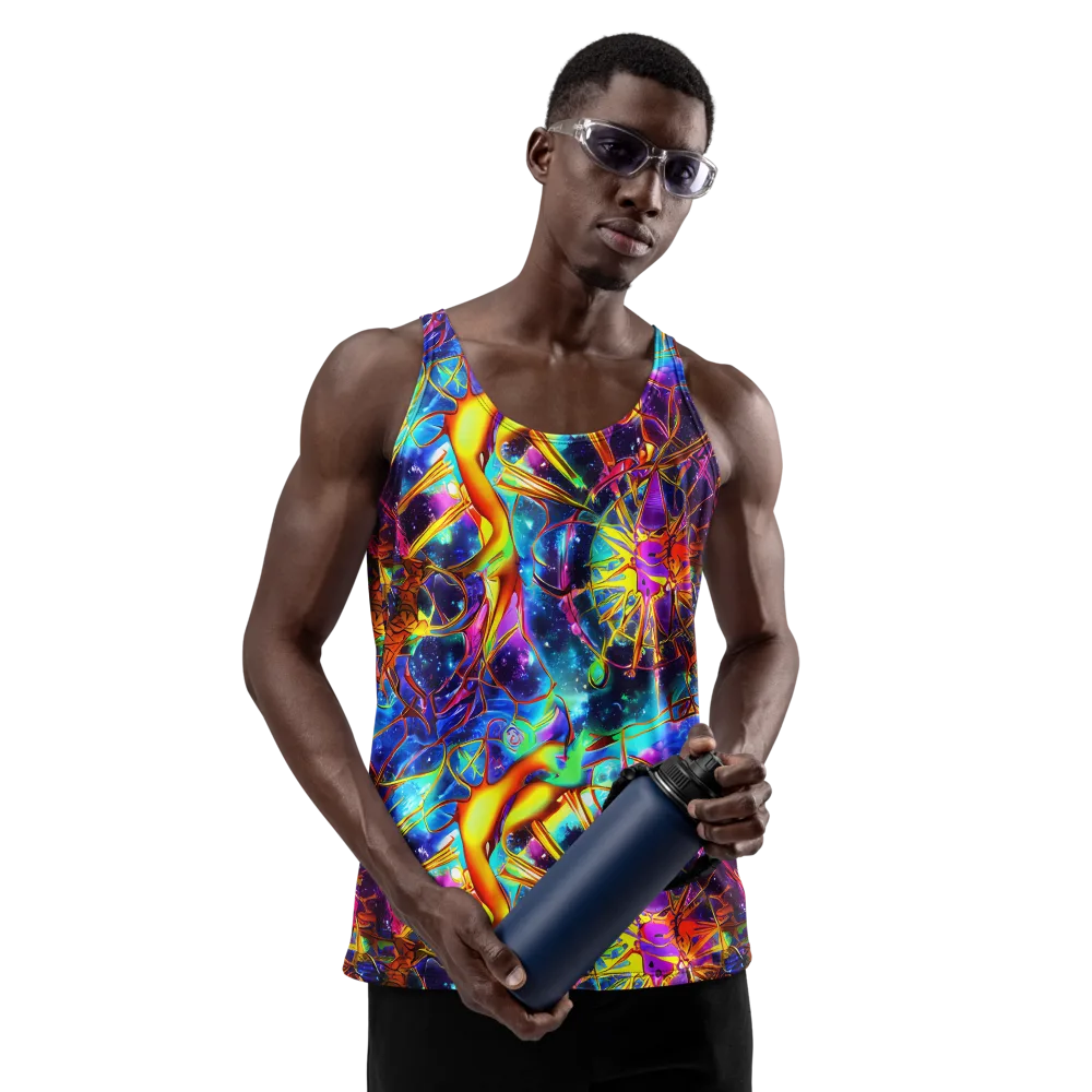 Starfire Circuit on Men's Tank Top — Front
