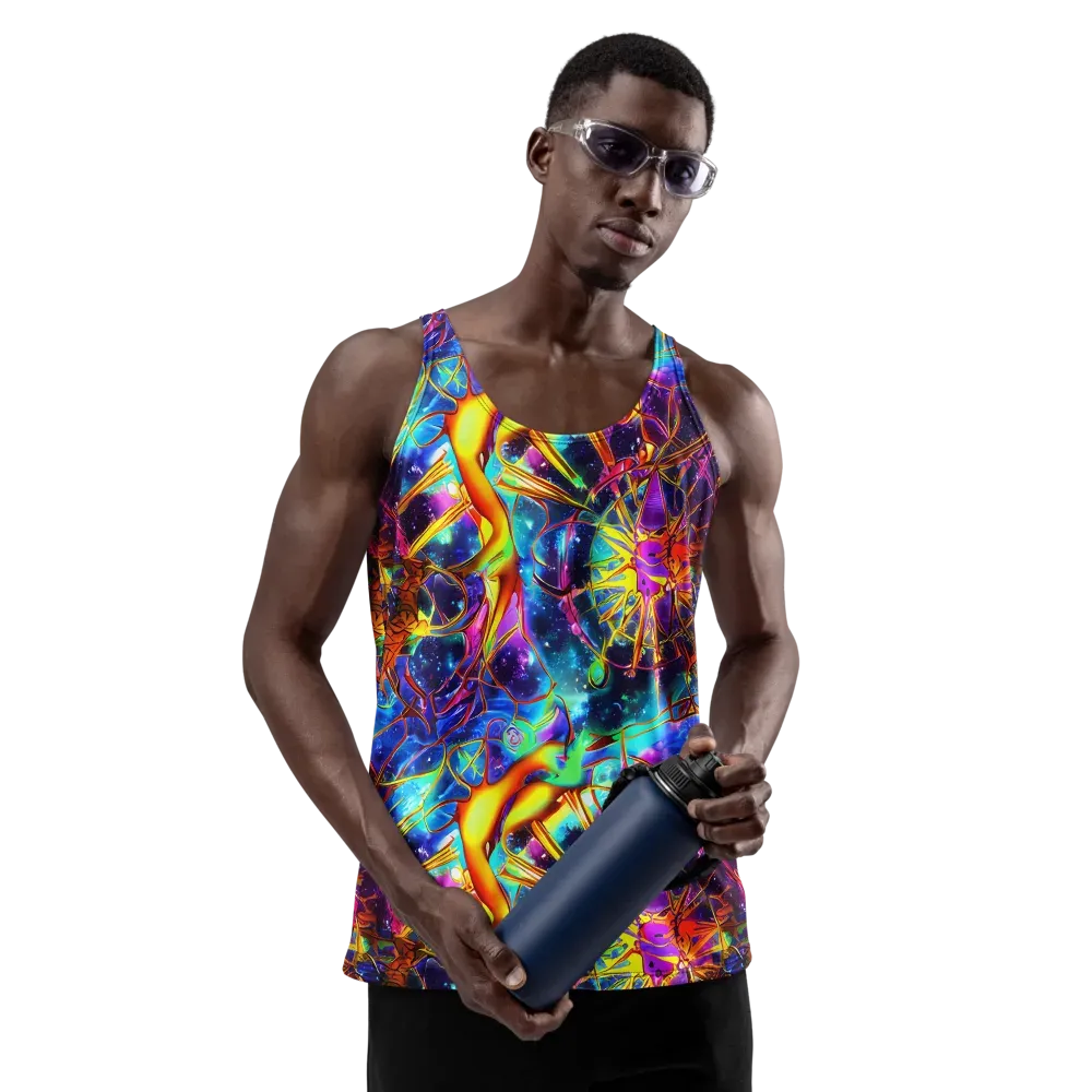 Starfire Circuit on Men's Tank Top — Front