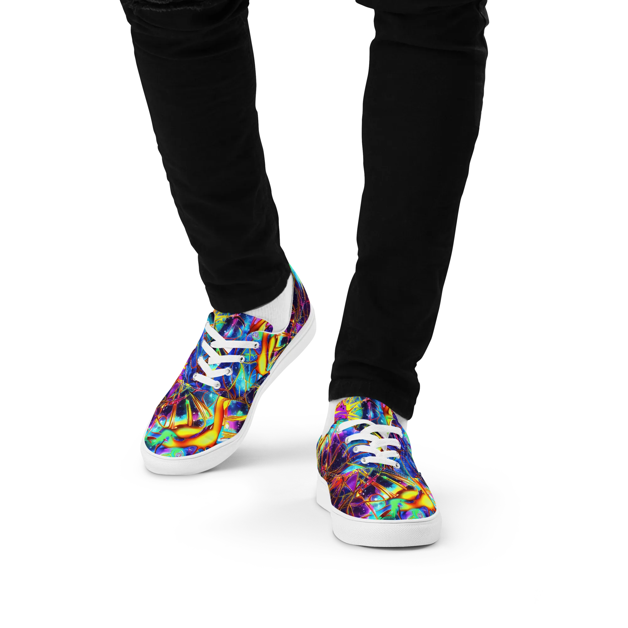 Starfire Circuit on Men's Lace-Up Canvas Shoes — Front