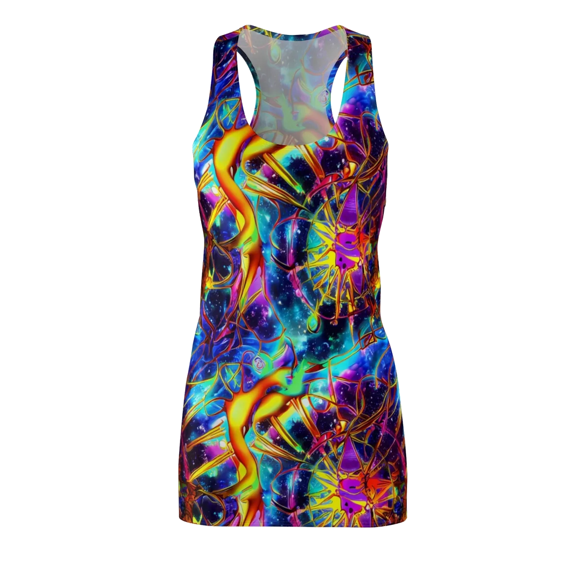 Starfire Circuit on Racerback Dress — Front