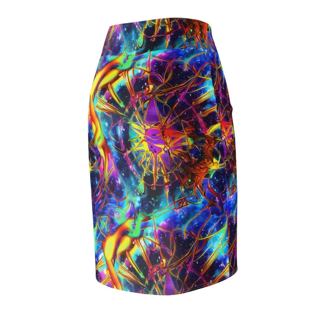 Starfire Circuit on Pencil Skirt — Back Side