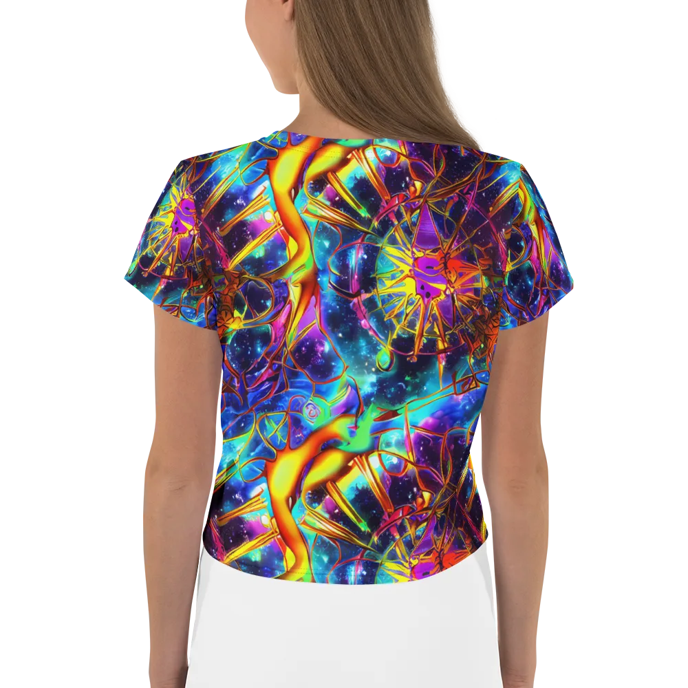 Starfire Circuit on Crop Tee — Back