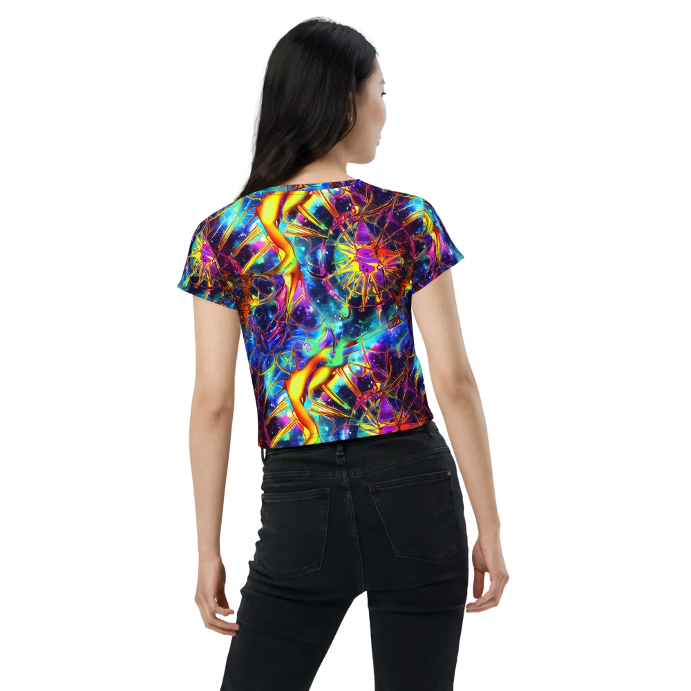 Starfire Circuit on Crop Tee — Back