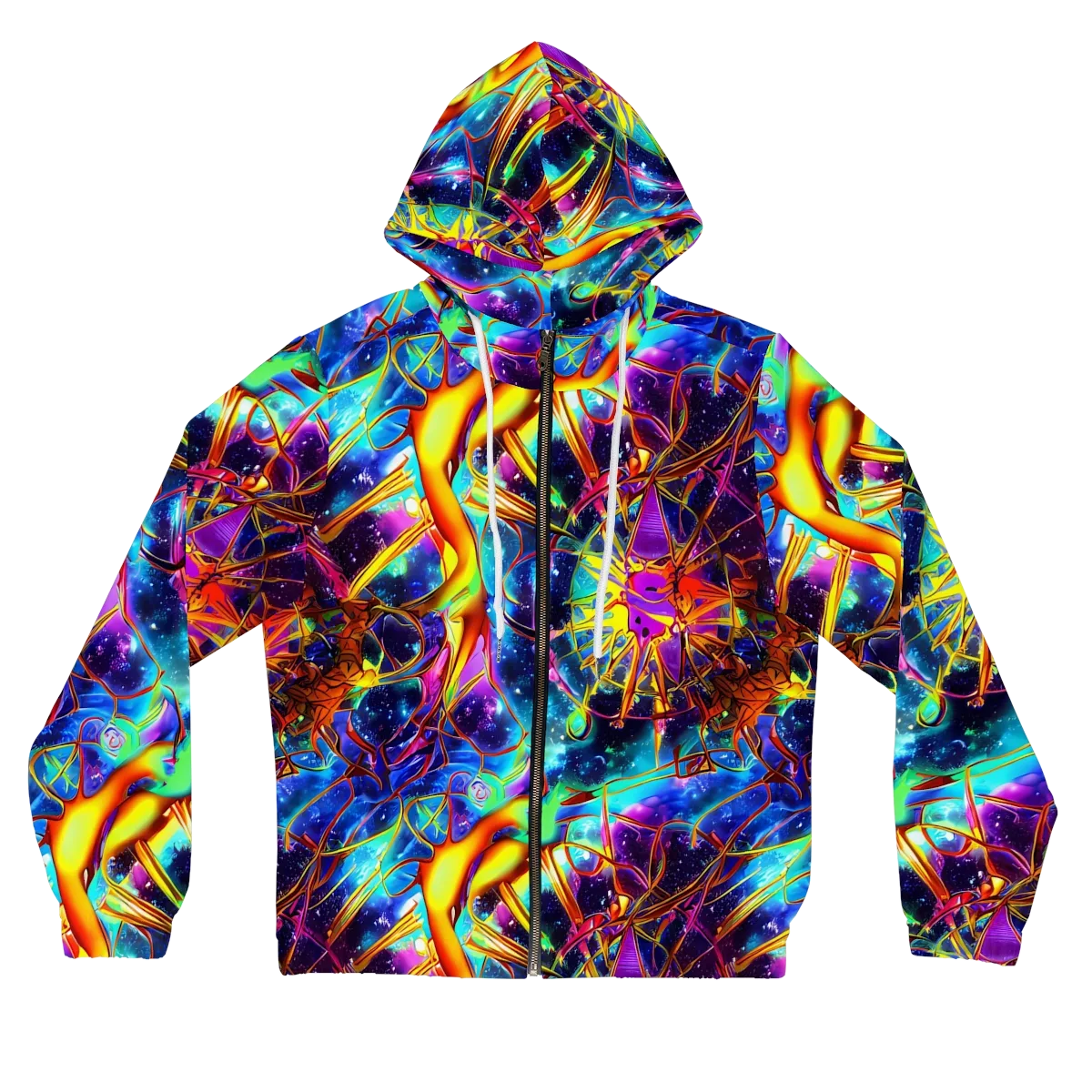 Starfire Circuit on Women's Full-Zip Hoodie — Front