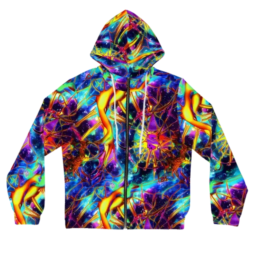 Starfire Circuit on a Women's Full-Zip Hoodie