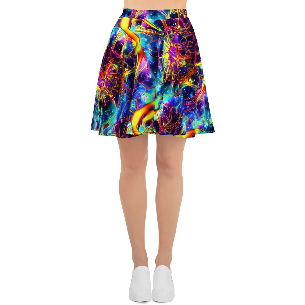Starfire Circuit on Skater Skirt — Front