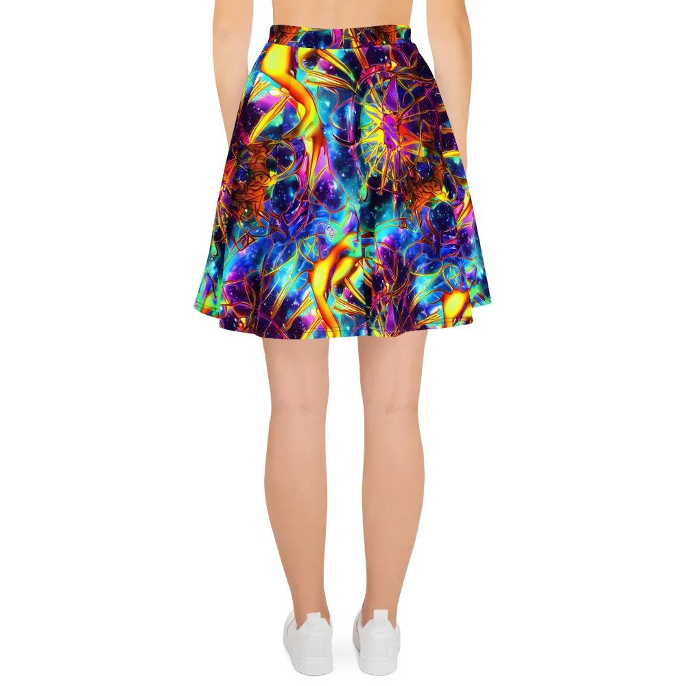 Starfire Circuit on Skater Skirt — Back
