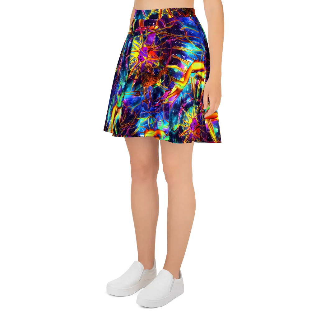 Starfire Circuit on Skater Skirt — Left